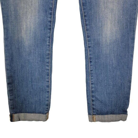 Hudson Women's Natalie Midrise Slim Boyfriend Cuffed Medium Wash Jeans Size 26 - Picture 7 of 14